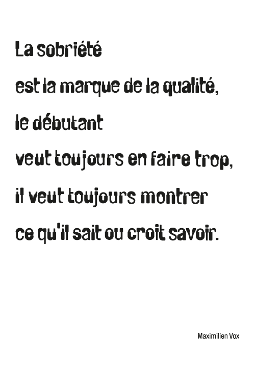 Composition lisible